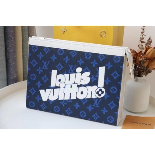 Louis Vuitton POCHETTE VOYAGE MM M61692 BLUE