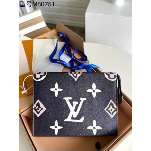 Louis Vuitton POCHETTE VOYAGE MM M80752 black