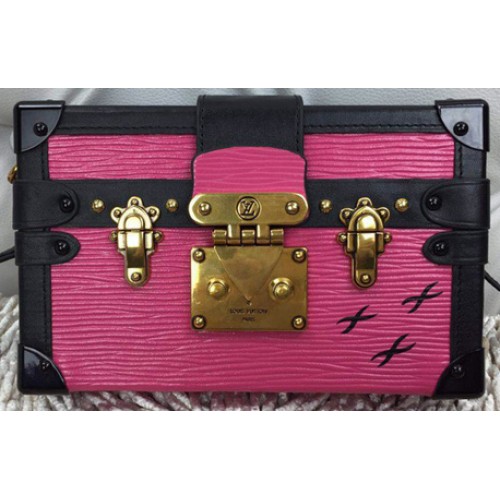 Louis Vuitton Petite Malle Sac en cuir épi M94219 Rose