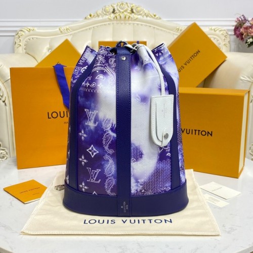 Louis Vuitton RANDONEE MESSAGER M45968 bleu