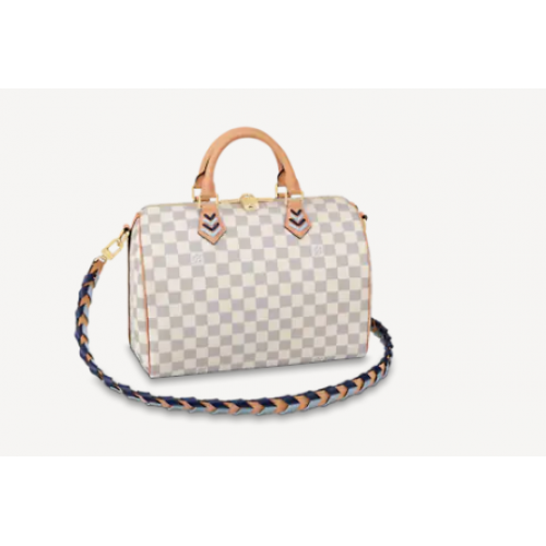 Louis Vuitton SPEEDY BANDOULIeRE 30 N50054 Blue