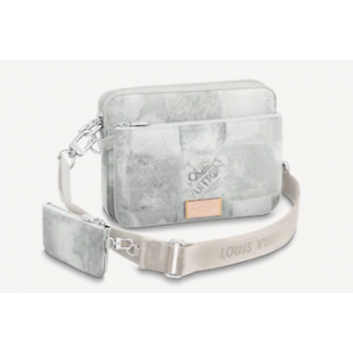 Louis Vuitton TRIO MESSAGER N50068 Gris Pierre