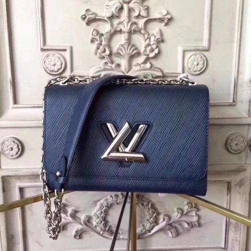 Louis Vuitton TWIST EPI Sac en cuir 50271 Bleu