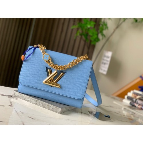 Louis Vuitton TWIST MM M59627 bleu clair