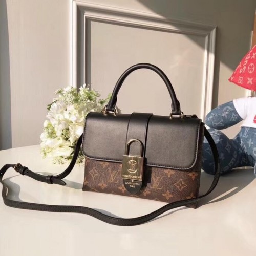 Louis Vuitton Top Quality Monogram Canvas LOCKY BB M44080 Noir