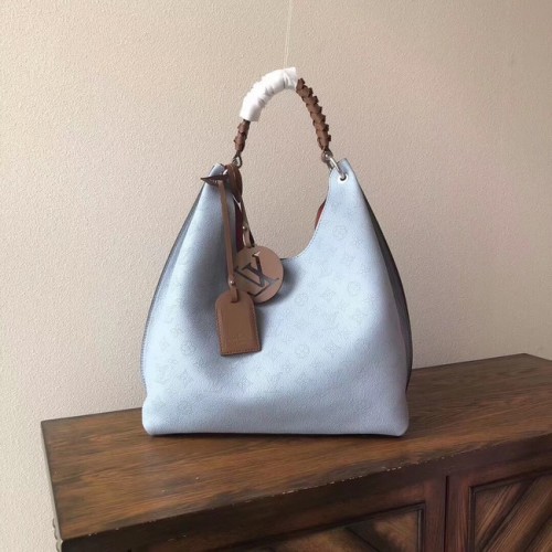 Louis Vuitton original CARMEL M53188 CITROUILLE BLEU HORIZON