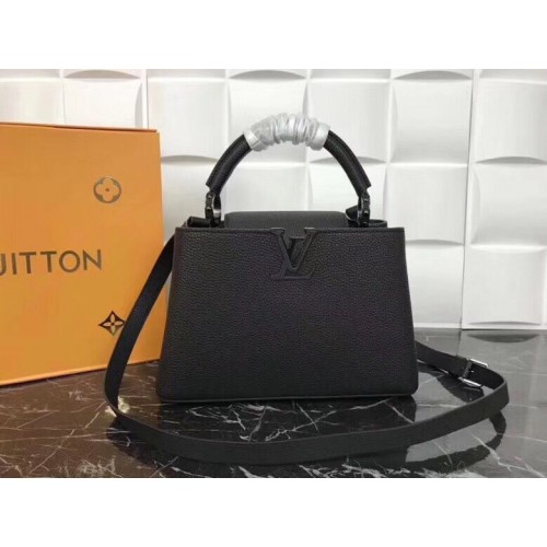 Louis Vuitton original élégant Capucines BB sacs M94517 noir