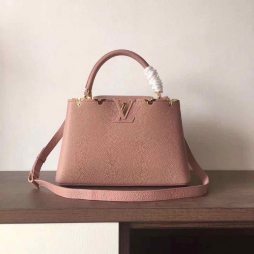 Louis Vuitton original élégant Capucines BB sacs M94517 rose