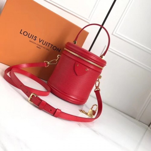 Louis Vuitton cuir Epi d'origine CANNES M52226 rouge