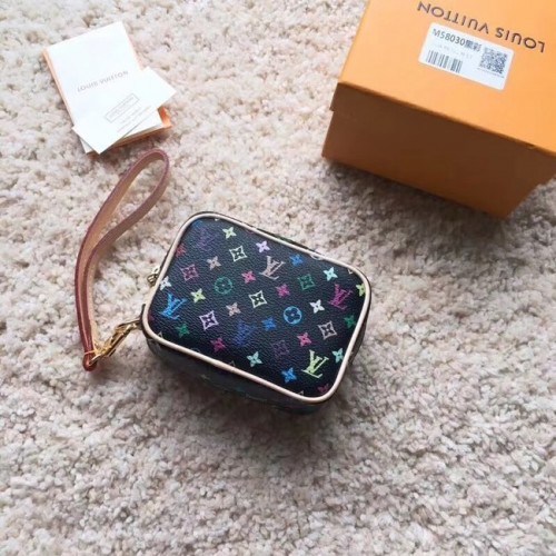 Louis Vuitton original Monogram Multicolor Canvas M58030 noir