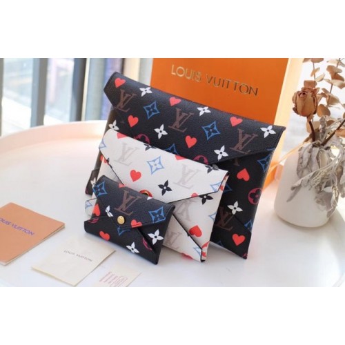 Louis Vuitton original POCHETTE KIRIGAMI M67600 noir&blanc