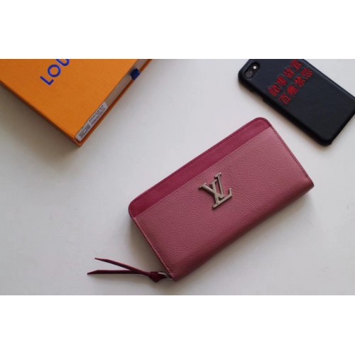 Louis Vuitton original ZIPPY LOCKME M62622 Rose