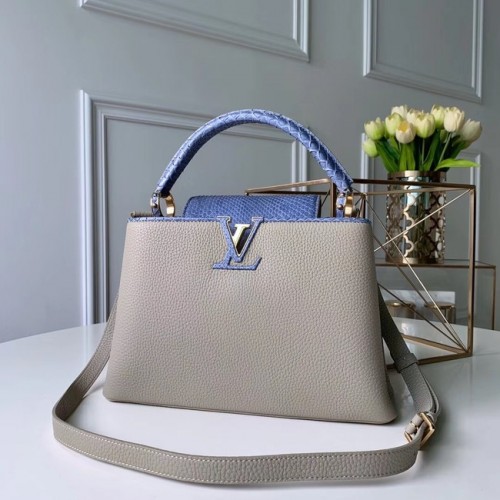 Louis Vuitton CAPUCINES M42259 Bleu Gris