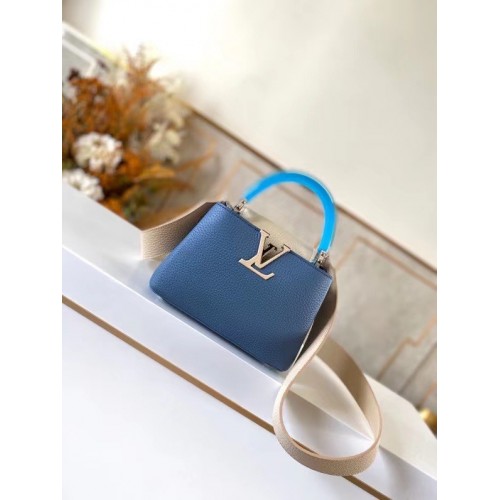 Louis Vuitton CAPUCINES MINI M56072 BLEU CLAIR