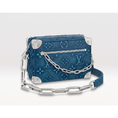 Louis vuitton MINI MALLE SOUPLE M21368 Bleu Denim