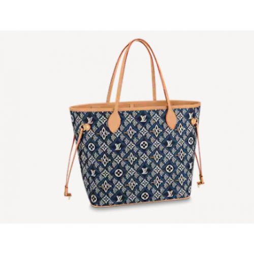 Louis vuitton SINCE 1854 NEVERFULL MM M57484 bleu