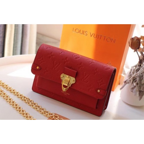 Louis vuitton VAVIN CHAIN WALLET M67841 rouge