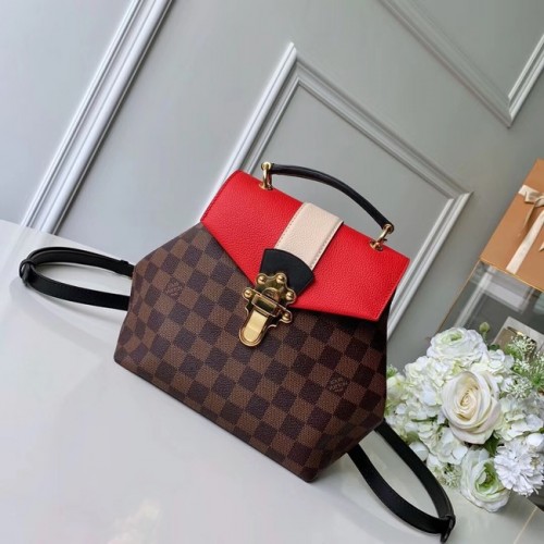 Louis vuitton hot springs sac à dos Original cuir CLAPTON M42259 rouge