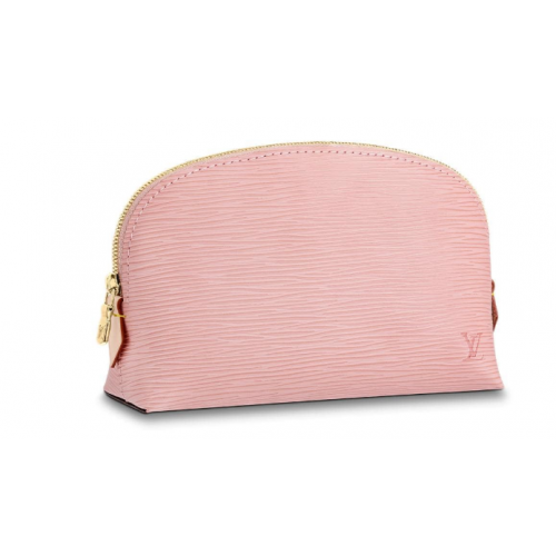 POCHETTE COSMÉTIQUE Louis Vuitton originale en cuir Epi PM M52030 Rose Rose Ballerine