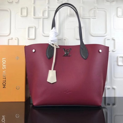 Louis vuitton original LOCKME GO M55028 rouge