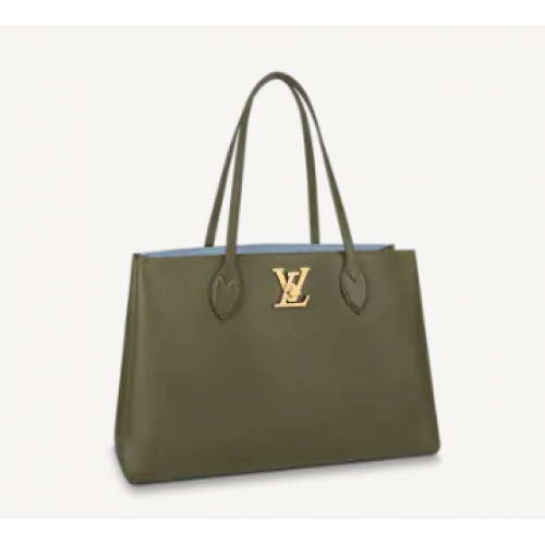 Louis vuitton original LOCKME SHOPPER M57345 Vert kaki