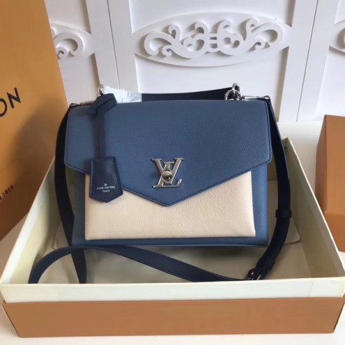 Louis vuitton original MY LOCKME M54849 bleu&blanc