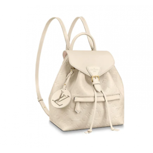 Sac à dos Louis Vuitton original Montsouris M45205 blanc