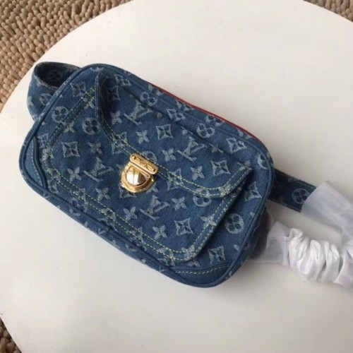 Pochette Louis Vuitton originale OUTDOOR M44466 bleu