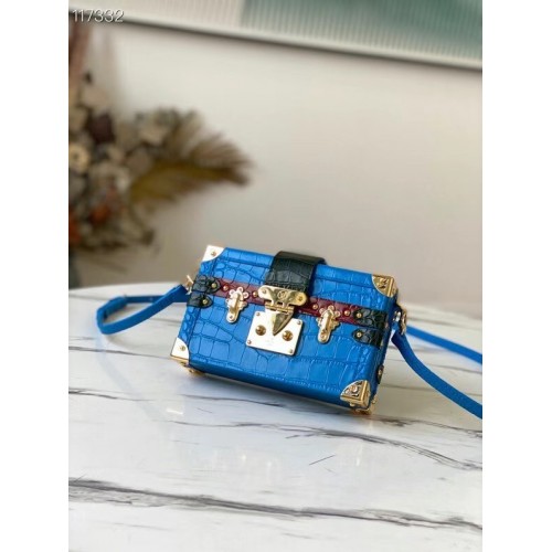 Louis vuitton original PETITE MALLE N92049 bleu