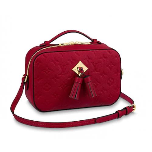 Louis vuitton original mongram empreinte SAINTONGE M44593 Scarlet