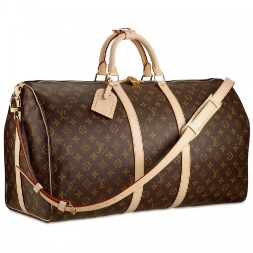 Louis Vuitton Monogram Toile Keepall 55 Bandoulière M41414