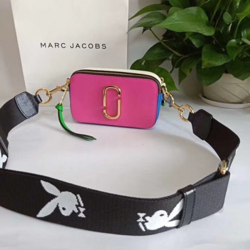 MARC JACOBS Sac bandoulière en cuir Saffiano Snapshot 23772