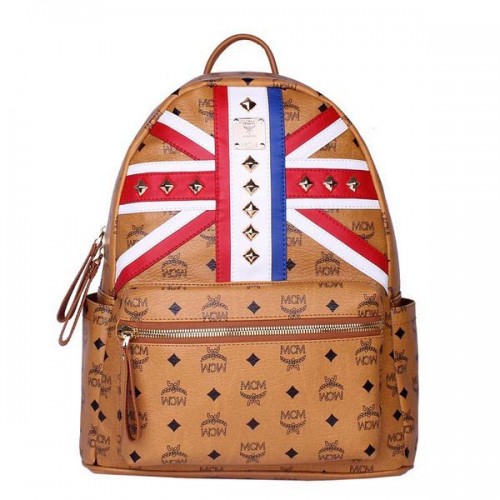 MCM Medium Drapeau du Royaume-Uni Sac à Dos MC5173 Blé