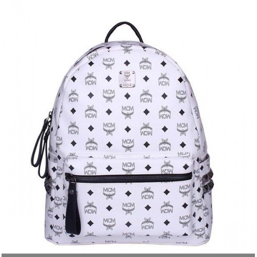 MCM Sac à Dos Stark Moyen MC2446 Blanc