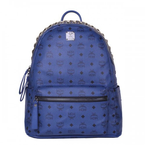 MCM Medium Top Studs Sac à dos MC4232 Royal