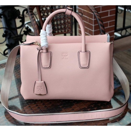 MCM Milla Tote Bag Cuir de vachette MCM1180 Rose clair