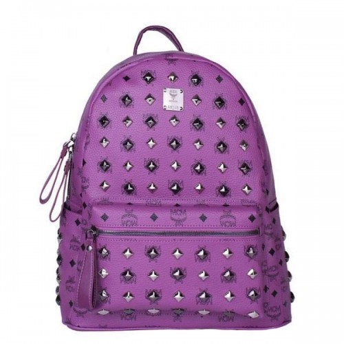MCM Stark Clouté Moyen Sac À Dos MC2089 Violet