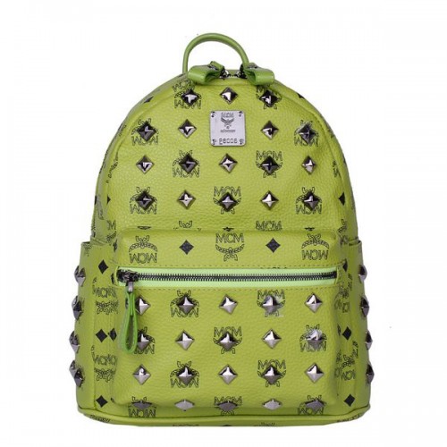 MCM Stark Petit Sac à Dos Clouté MC2089S Vert
