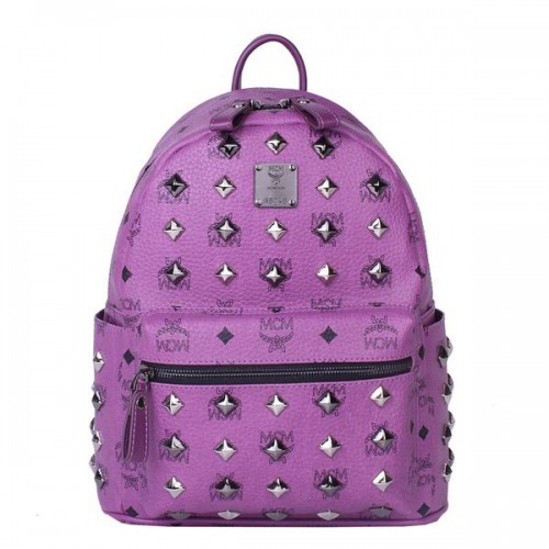 MCM Stark Petit Sac à Dos Clouté MC2089S Violet