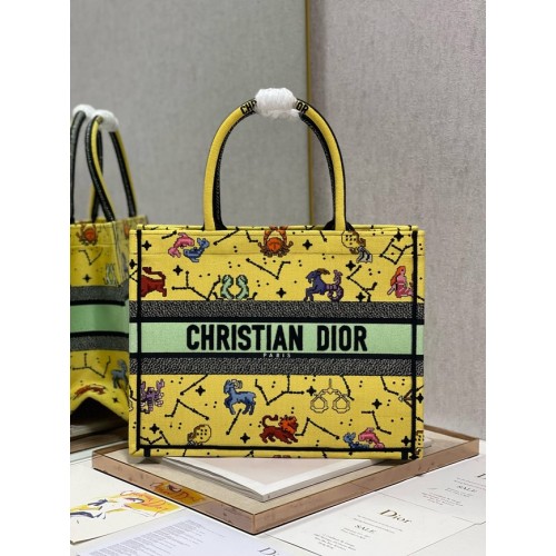 CABAS DIOR BOOK MOYEN Broderie M1296ZRUV-5