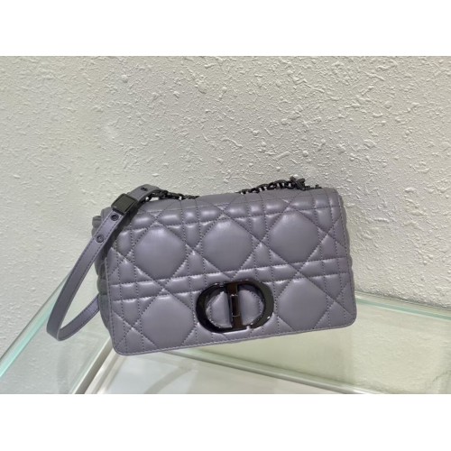 SAC DIOR CARO MOYEN Agneau Cannage Dégradé M9242WN gris