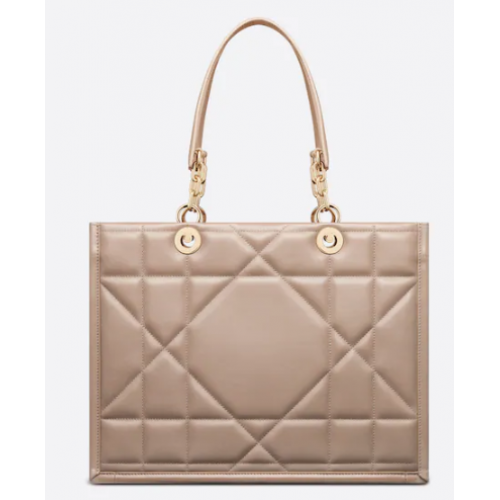 SAC CABAS DIOR ESSENTIEL MOYEN MOYEN Veau Archicannage Noisette M8721O