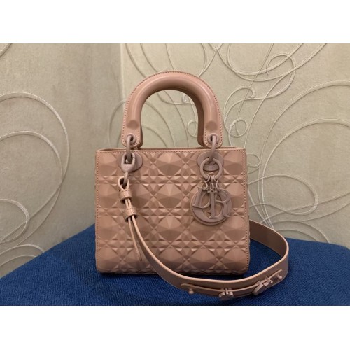SAC FEMME DIOR MOYEN Cannage Cuir de veau C2813 rose