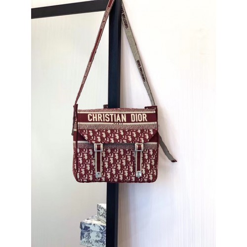 MESSAGER TAS DIOR OBLIQUE DIORCAMP M1291VRIS Bordeaux