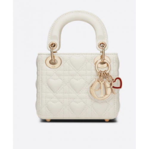 SAC FEMME DIOR MICRO DIORAMOUR S0856ONG Latte Cannage