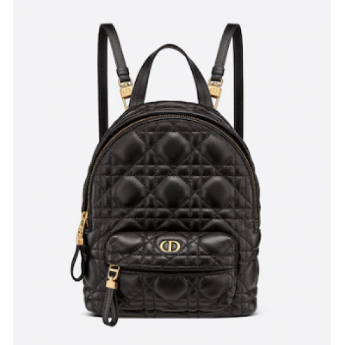 SAC À DOS MINI DIOR Cannage Agneau M9222 noir