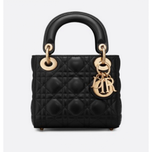 MINI LADY DIOR-TAS VAN LAMSLEER CAL44500 noir