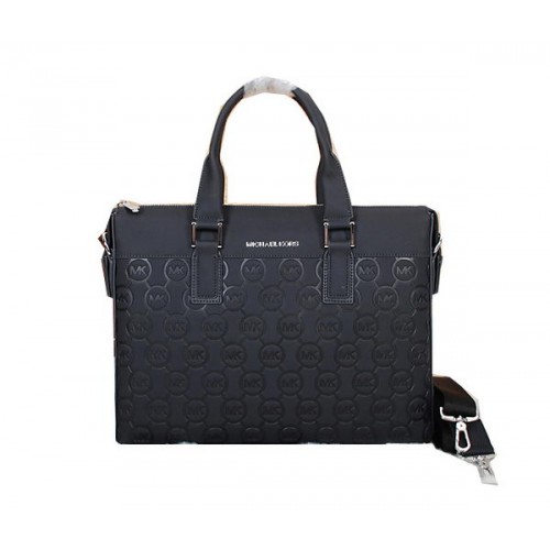 Michael Kors Porte-Documents En Cuir De Veau 99051 Noir