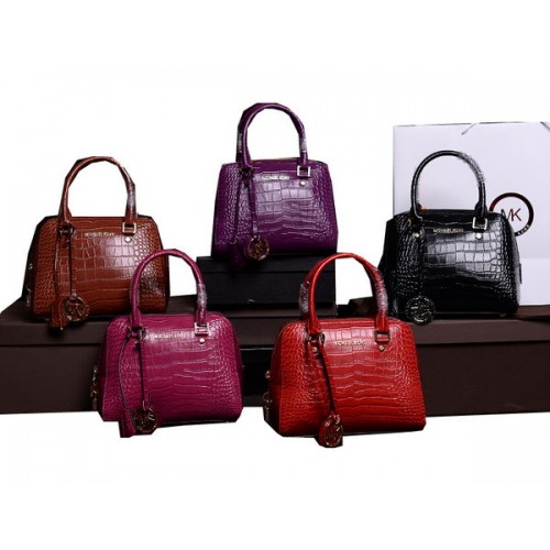 Michael Kors Sac à main en cuir Croco MK8360