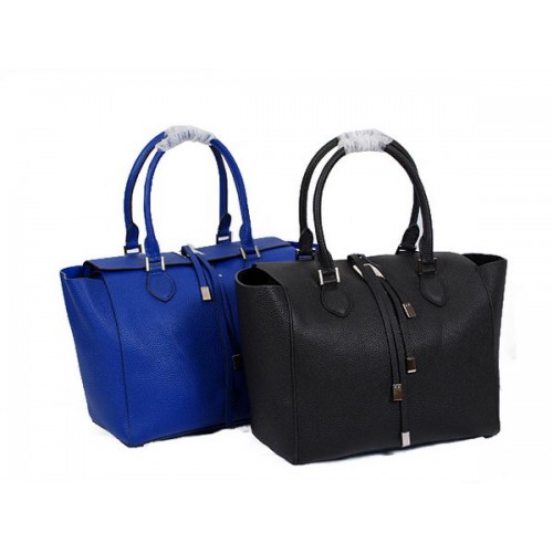 Michael Kors Grand sac fourre-tout Miranda 8708 Noir et bleu